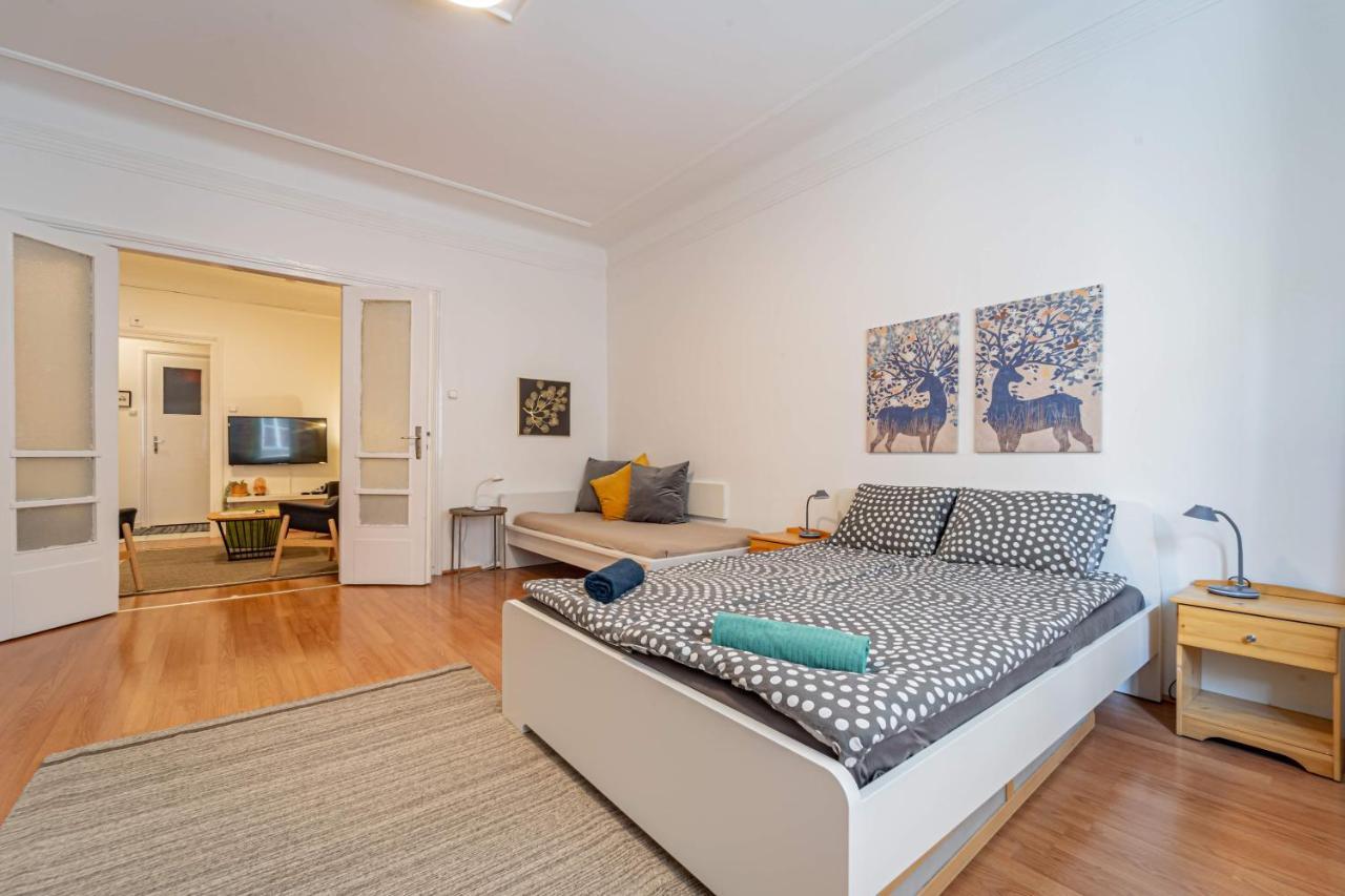 Central&Cozy Balcony!3Bdr 2Bth Budapešť Exteriér fotografie